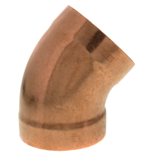 Main product image of 3" Copper DWV 45° Elbow