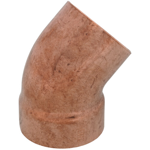 Main product image of 1-1/2" Copper DWV 45° Street Elbow