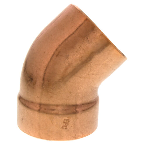 Main product image of 2" Copper DWV 45° Street Elbow