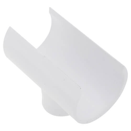 Main product image of 1-1/2" x 3/4" PVC Sch. 40 Snap-On Saddle (IPS O.D. x FPT)
