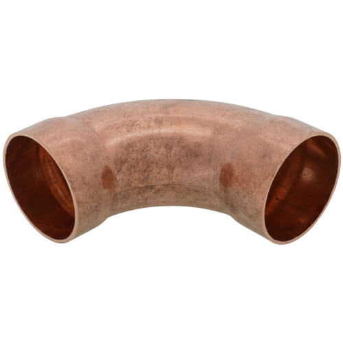 Main product image of 1-1/2" 90° Copper DWV Long Turn Elbow