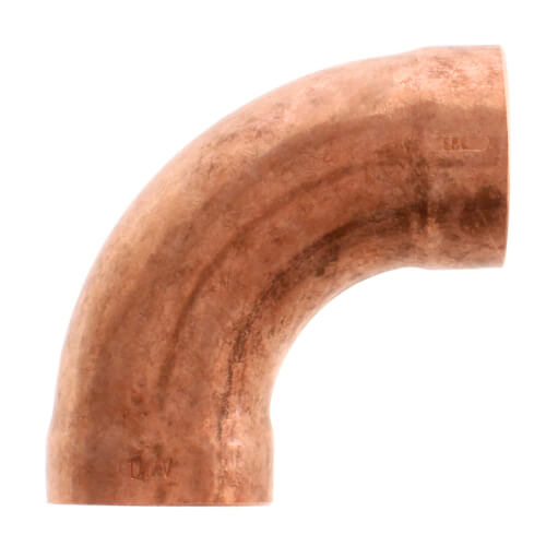 Main product image of 2" 90° Copper DWV Long Turn Elbow