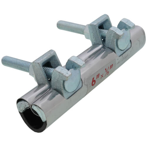 Main product image of 1/2" X 6" Stainless Steel Pipe Repair Clamp