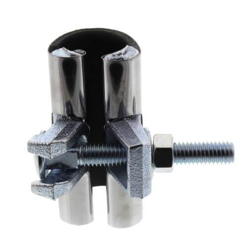 3/4" x 3" Stainless Steel Pipe Repair Clamp