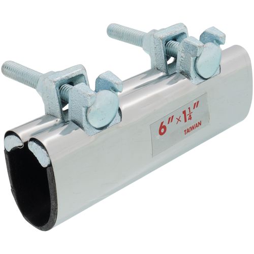 Main product image of 1-1/4" X 6" Stainless Steel Pipe Repair Clamp, 465066