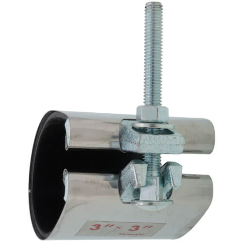 Main product image of 3" x 3" Stainless Steel Pipe Repair Clamp