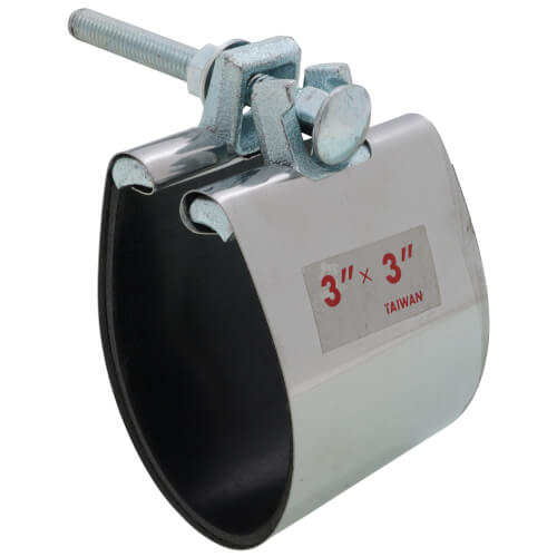 Main product image of 3" x 3" Stainless Steel Pipe Repair Clamp