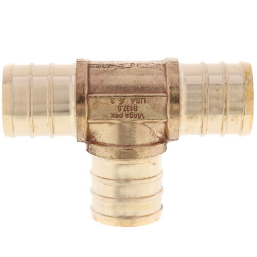 46540 Viega 46540 Zero Lead Brass 3/4" PEX Crimp x 3/4" PEX Crimp x 3/4" PEX Crimp