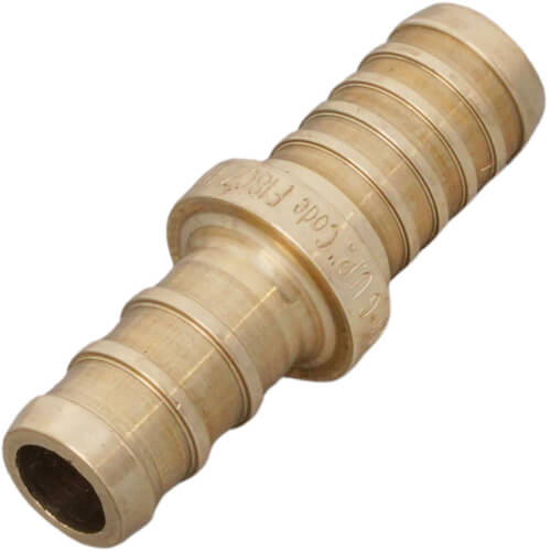 Main product image of 3/8" PureFlow PEX Crimp x 3/8" PB Coupling (Lead Free)