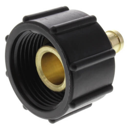 46624 Viega 46624 Brass PEX Crimp Port Adapter, 3/8" PEX Crimp x 1/2" Port (Zero Lead)