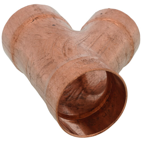 Main product image of 1-1/2" x 1-1/2" x 1-1/4" Wrot Copper DWV Wye