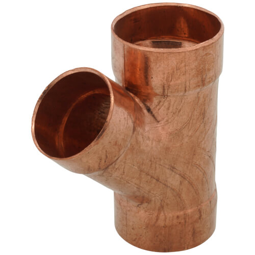 Main product image of 1-1/2" x 1-1/2" x 1-1/4" Wrot Copper DWV Wye