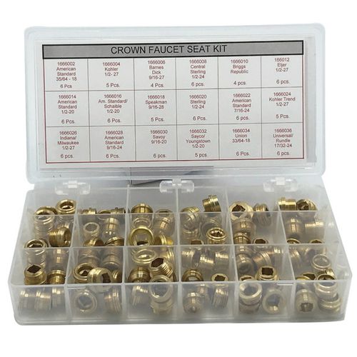 Main product image of 100 Piece Crown Brass Seat Kit (Lead-Free)