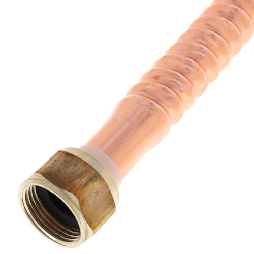 Main product image of 3/4" PureFlow PEX Crimp x 3/4" FPT Swivel Water Heater Connector (18" Length)