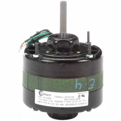 Main product image of 1/12 HP 115v 4.4" Diameter Motor, 1550 RPM