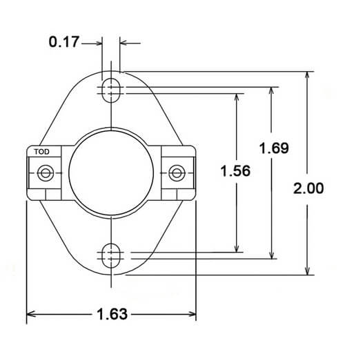 Main product image of SPST N/C Limit Switch (200 Open, 180 Close), 47-17359-30