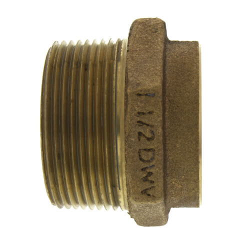 1-1/2" Cast Brass DWV Male Adapter
