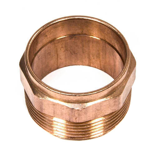 2" x 1-1/2" Cast Brass DWV Male Adapter