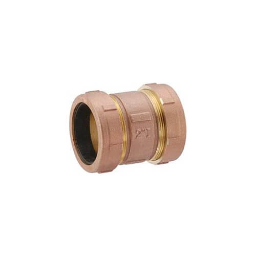 Main product image of 2" IPS Brass Compression Coupling Short (Lead Free)