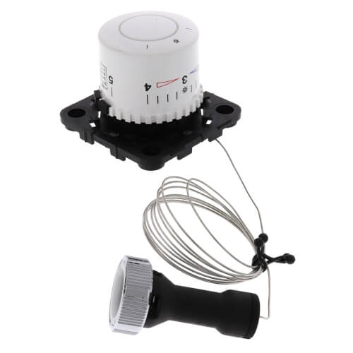 472000 Caleffi 472000 Thermostatic Control Head with Remote Knob, 4382 F