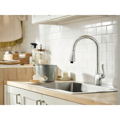 Main product image of 1 Handle Laundry Faucet, 4.0 GPM, 4736 (Chrome), 4736-MOEN