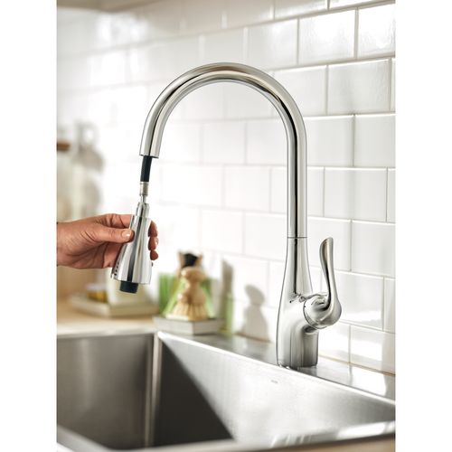 Main product image of 1 Handle Laundry Faucet, 4.0 GPM, 4736 (Chrome), 4736-MOEN