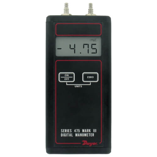 Main product image of Intrinsically Safe Handheld Digital Manometer (0 - 10.0" W.C.)