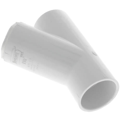 Main product image of 1-1/2" x 1-1/2" x 1/2" PVC Sch. 40 Wye