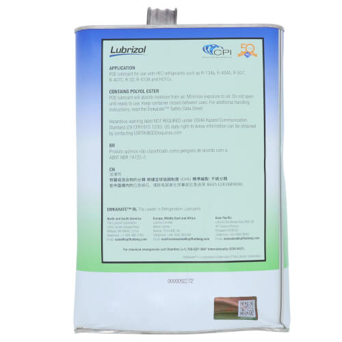 Main product image of LE32H1 EMKARATE RL Polyol Ester Refrigeration Lubricants - 150 SUS (ISO 32)