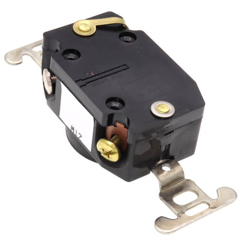 Main product image of Turnlok Single Receptacle, 15A, 2 Pole, 3-Wire, NEMA L7-15R - Black (277V)