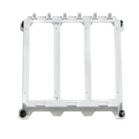 Structured Media Enclosure Half Width Bracket ABS - White