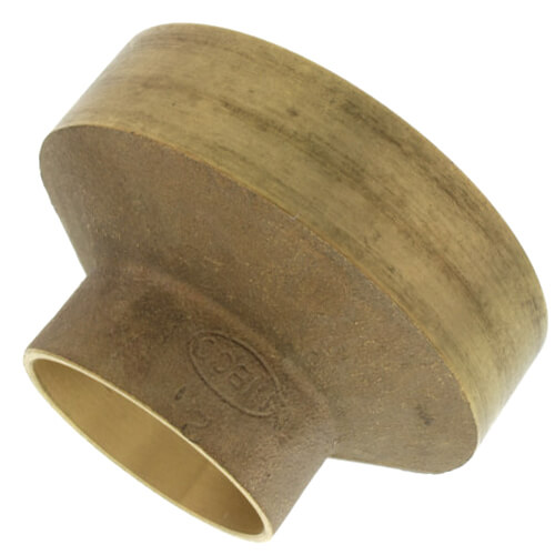 Main product image of 4" x 3" Cast Brass DWV Coupling (FTGxC)