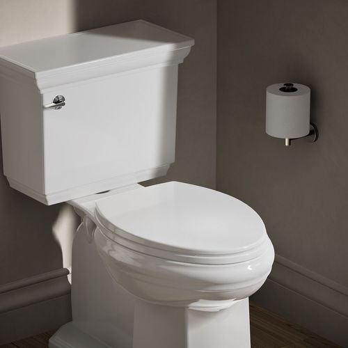 Main product image of Brevia Quick-Release Elongated Toilet Seat (White), K-4774-0