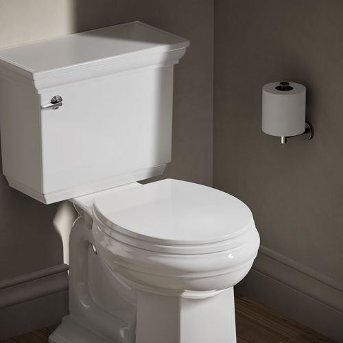 Main product image of Brevia Quick-Release Round Toilet Seat (White), K-4775-0