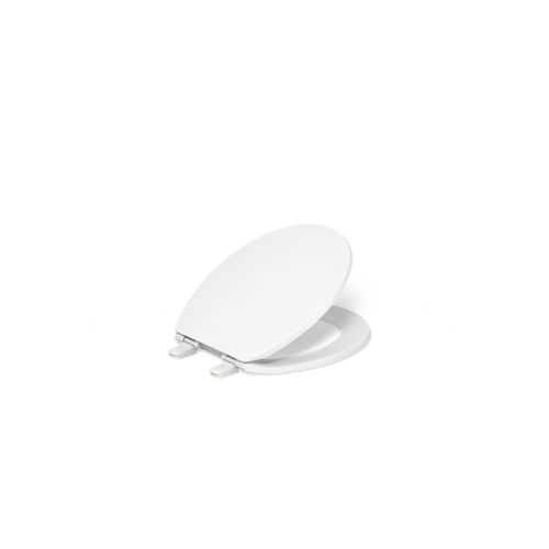 Main product image of Brevia Quick-Release Round Toilet Seat (White), K-4775-0