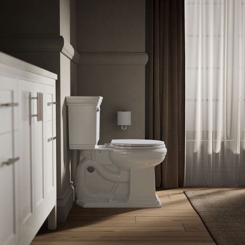 Main product image of Brevia Quick-Release Round Toilet Seat (White), K-4775-0