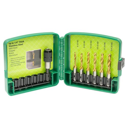 Main product image of Drill/Tap Bit Kit for Stainless Steel, Standard (7 Piece)