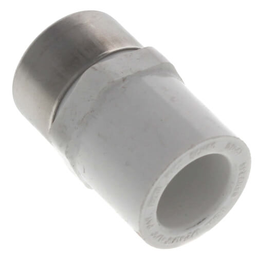 Main product image of 1/2" x 1/4" PVC Schedule 40 Spigot x Spec. Reinforced Female Adapter
