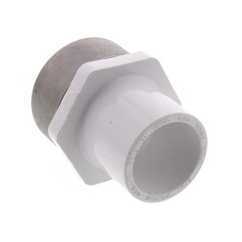 Main product image of 3/4" x 1/4" PVC Schedule 40 Spigot x Spec. Reinforced Female Adapter