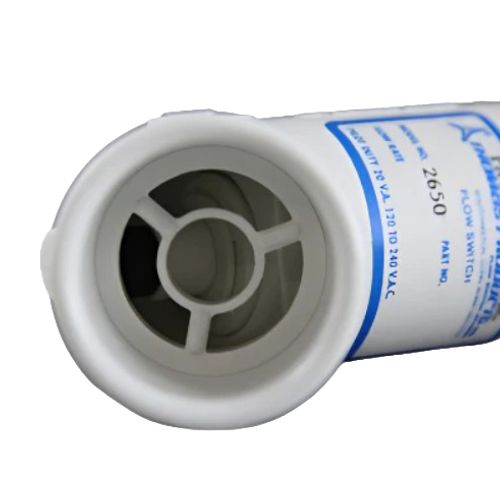 Main product image of 2650 Series 1" Slip Socket PVC Shuttle Flow Switch Liquid/Water/Oil, 0.5 GPM Increasing Flow, No Conduit Connector