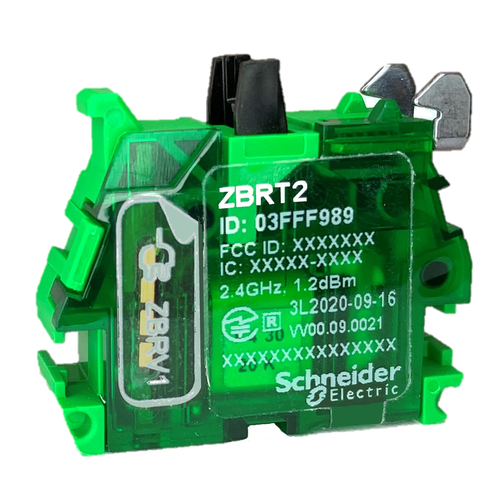Main product image of Transmitter for Wireless & Batteryless Push Button, Double Action - Black