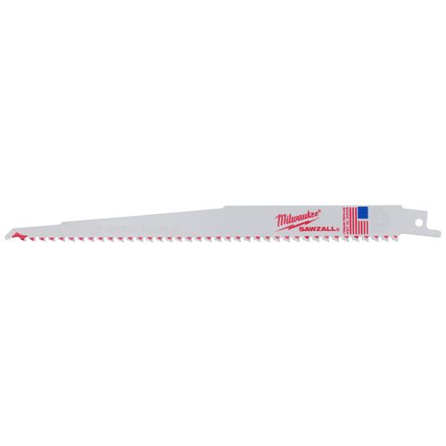 Main product image of Sawzall Nail Embedded Wood Blade, 5 TPI (9" Length) (5 Pack)