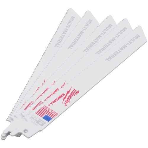 Main product image of 8" 8/12 TPI Sawzall Blades (5 Pack)