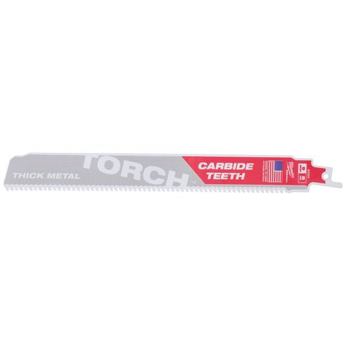 Main product image of Sawzall Torch Reciprocating Blade w/ Carbide Teeth, 7 TPI, 9" Length (1 Pack)