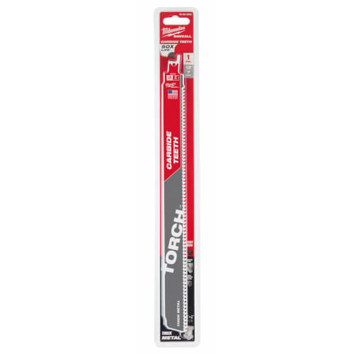Main product image of Sawzall Torch Reciprocating Blade w/ Carbide Teeth, 7 TPI, 12" Length (1 Pack)