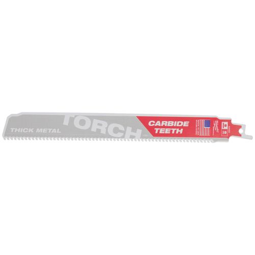 Main product image of Sawzall Torch Reciprocating Blade w/ Carbide Teeth, 7 TPI, 9" Length (3 Pack)