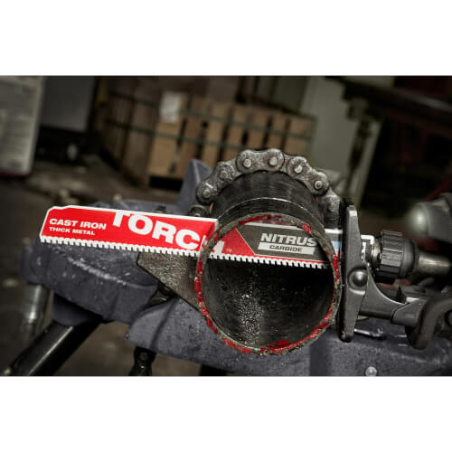 Main product image of Sawzall Torch Reciprocating Blade w/ Nitrus Carbide Teeth, 7 TPI, 9" Length (3 Pack)