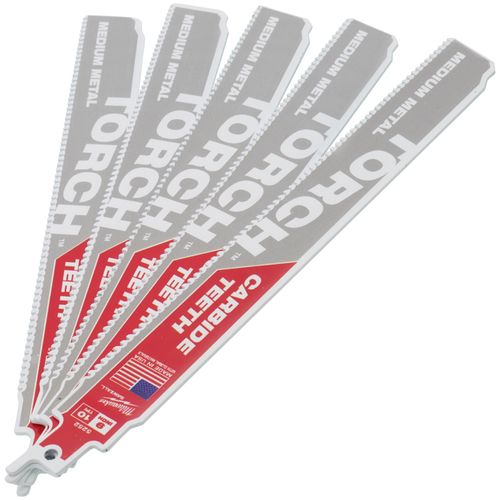 Main product image of 9" 10 TPI The Torch With Carbide Teeth For Medium Metal (5 Pack)