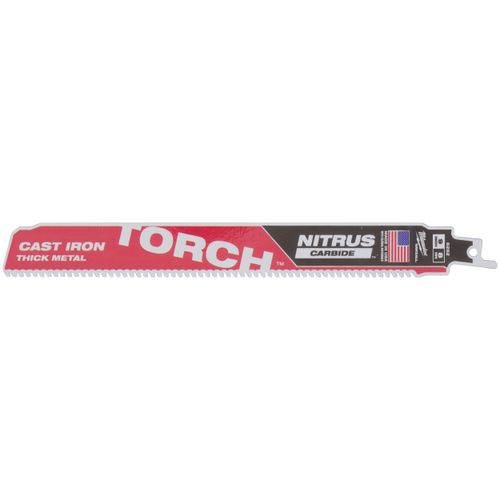 Main product image of Sawzall Torch Reciprocating Blade w/ Nitrus Carbide Teeth, 7 TPI, 9" Length (5 Pack)