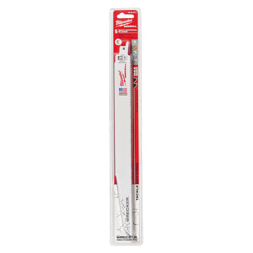 Main product image of 12" Sawzall Wrecker Multi-Material Blade, 7/11 TPI (5 Pack)